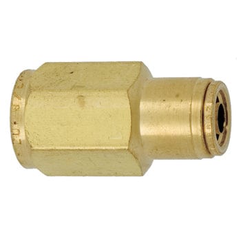 GreenLine D.O.T. Fittings 1/8" FEMALE PIPE (NPT) CONNECTOR D.O.T. TRUCK AIR BRAKE PUSH-TO-CONNECT  - G7008P-02-04