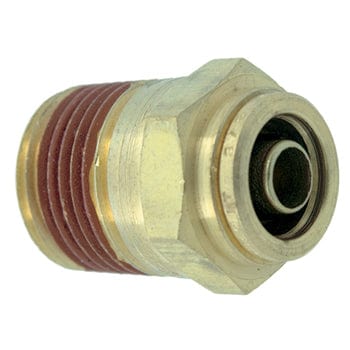 GreenLine D.O.T. Fittings 1/8" MALE PIPE (NPT) CONNECTOR D.O.T. TRUCK AIR BRAKE PUSH-TO-CONNECT  - G7016P-02-02.5