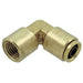 Pneumatics-pro D.O.T. Fittings 90° 1/2" FEMALE PIPE (NPT) CONNECTOR D.O.T. TRUCK AIR BRAKE PUSH-TO-CONNECT