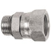 PNEUMATICS-PRO Female 3/4-16 MALE O-RING BOSS TO 3/4" FEMALE PIPE SWIVEL (NPSM) CONNECTOR