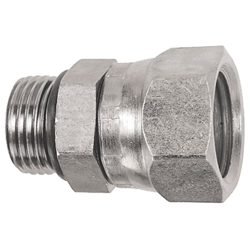 PNEUMATICS-PRO Female Pipe Swivel Adapter 1/2-20 MALE O-RING BOSS TO 1/4" FEMALE PIPE SWIVEL (NPSM) CONNECTOR