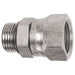 PNEUMATICS-PRO Female Pipe Swivel Adapter 1/2-20 MALE O-RING BOSS TO 1/4" FEMALE PIPE SWIVEL (NPSM) CONNECTOR