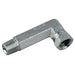 PNEUMATICS-PRO Female Pipe Swivel Adapter 1/2" MALE PIPE (NPTF) X FEMALE PIPE SWIVEL (NPSM) 90° LONG ELBOW