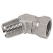 PNEUMATICS-PRO Female Pipe Swivel Adapter 1/4" MALE PIPE (NPTF) X FEMALE PIPE SWIVEL (NPSM) 45° ELBOW