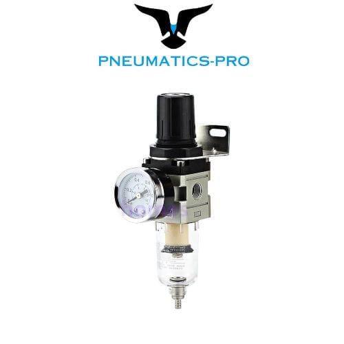 Pneumatics-pro FR AW2000-01: 1/8 NPT Filter Regulator Combo