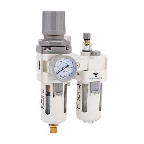 Pneumatics-pro FR+L AC5010-06D: 3/4 NPT Filter Regulator Lubricator 2Pcs Unit