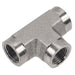 Pneumatics-pro Hydraulic Pipe Adaptor 1-1/4" STEEL FEMALE PIPE (NPTF) TEE