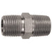 Pneumatics- pro Hydraulic Pipe Adaptor 1-1/4" STEEL PIPE (NPTF) HEX NIPPLE
