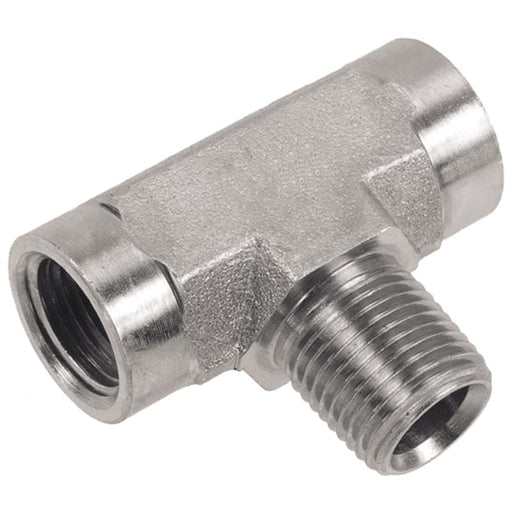 Pneumatics-pro Hydraulic Pipe Adaptor 1/2" STEEL MALE PIPE (NPTF) BRANCH TEE