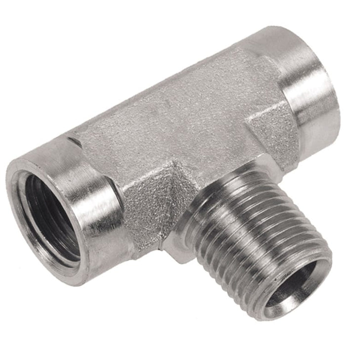 Pneumatics-pro Hydraulic Pipe Adaptor 1/2" STEEL MALE PIPE (NPTF) BRANCH TEE