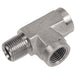 Pneumatics -pro Hydraulic Pipe Adaptor 1/2" STEEL MALE PIPE (NPTF) RUN TEE