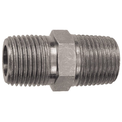 Pneumatics-pro Hydraulic Pipe Adaptor 1/4" STEEL PIPE (NPTF) HEX NIPPLE