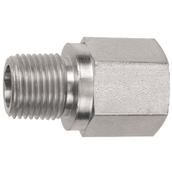 Pneumatics-pro Hydraulic Pipe Adaptor 1/8" STEEL FEMALE PIPE (NPTF) TO 1/8" MALE PIPE (NPTF) REDUCER