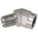 Pneumatics- pro Hydraulic Pipe Adaptor 1/8" STEEL PIPE (NPTF) 45° STREET ELBOW