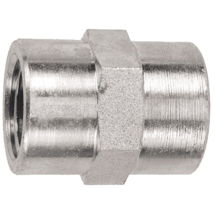 Pneumatics-pro Hydraulic Pipe Adaptor 1/8" STEEL PIPE (NPTF) COUPLING