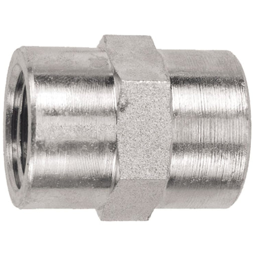 Pneumatics-pro Hydraulic Pipe Adaptor 3/8" STEEL PIPE (NPTF) COUPLING