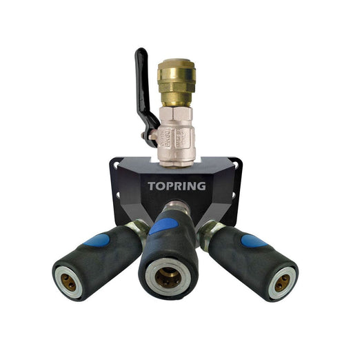Pneumatics-pro Inc. 07.481.05 : Topring Manif. Alu 15mm x TOPQUIK S1 (3)20.675 QuickLINE