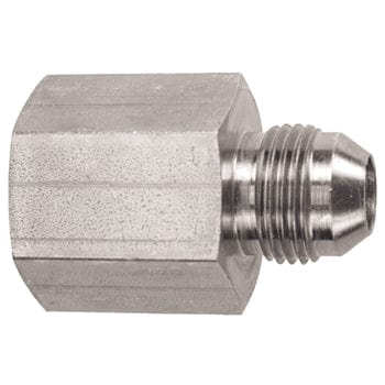 Pneumatics-pro Inc. Male JIC 37Deg.Flare 1" TYPE 316 STAINLESS STEEL FEMALE PIPE (NPTF) TO 1-5/16-12 MALE JIC 37° FLARE CONNECTOR