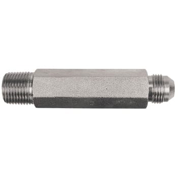 PNEUMATICS -PRO Male JIC 37Deg. Flare 1/2" MALE PIPE (NPTF) TO 3/4-16 MALE JIC 37° FLARE EXTRA LONG CONNECTOR