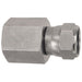 PNEUMATICS-PRO Male JIC 37Deg. Flare 1/4" FEMALE PIPE (NPTF) TO 7/16-20 FEMALE JIC 37° FLARE CONNECTOR