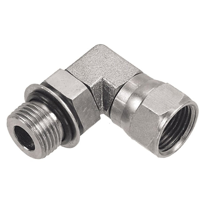 PNEUMATICS-PRO Male JIC 37Deg. Flare 1" MALE PIPE (NPTF) TO 1-5/16-12 FEMALE JIC 37° FLARE 90° ELBOW