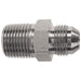 PNEUMATICS-PRO Male JIC 37Deg. Flare 1" MALE PIPE (NPTF) TO 7/8-14 MALE JIC 37° FLARE CONNECTOR