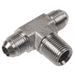 PNEUMATICS-PRO Male JIC 37Deg. Flare 2-1/2-12 MALE JIC 37° FLARE X 2" MALE PIPE (NPTF) BRANCH TEE