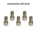 Pneumatics-pro Metal Push-in Fittings BPCF04-01 : Female Straight Metal Push-in Fitting (BAG OF 5 PCS.)