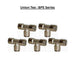 Pneumatics-pro Metal Push-in Fittings BPE10 : Union Tee Metal Push-in Fitting (BAG OF 5 PCS.)