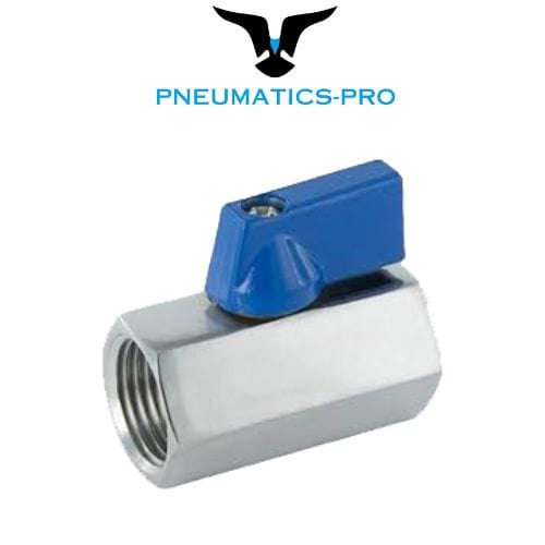 Pneumatics-pro Mini Ball Valves Mini Ball Valve 1/8" NPT Female: BV1303-A