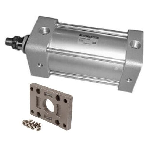 PNEUMATICS-PRO NCA1B NFPA Cylinder NCA1G400-1800: SMC TIE-ROD NFPA PNEUMATIC CYLINDER 4" BORE X 18" STROKE