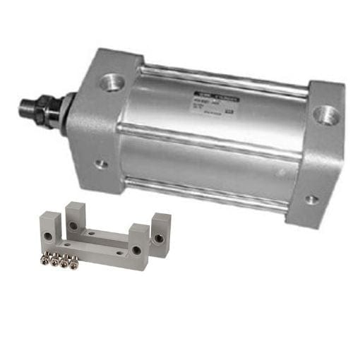 PNEUMATICS-PRO NCA1B NFPA Cylinder NCA1S250-1800: SMC TIE-ROD NFPA PNEUMATIC CYLINDER 2-1/2" BORE X 18" STROKE