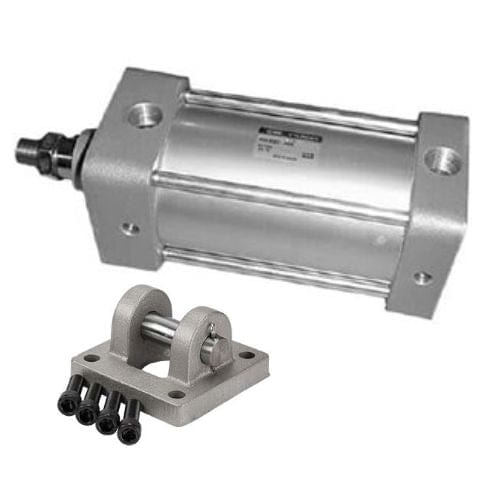 PNEUMATICS-PRO NCA1B NFPA Cylinder NCA1X200-2000: SMC TIE-ROD NFPA PNEUMATIC CYLINDER 2" BORE X 20" STROKE
