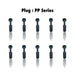 Pneumatics-pro Plug PP 1/4 : Pneumatics-pro Push-in Plug Fittings Tube Size 1/4"  PP1/4 (BAG OF 10 PCS.)