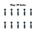 Pneumatics-pro Plug PP 6 : Pneumatics-pro Push-in Plug Fittings Tube Size 6mm  PP6 (BAG OF 10 PCS.)