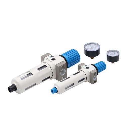 PNEUMATICS-PRO Premium FRL OFR-MIDI-3/8-5P-D : 3/8" Filter-Regulator PNEUMATICS-PRO