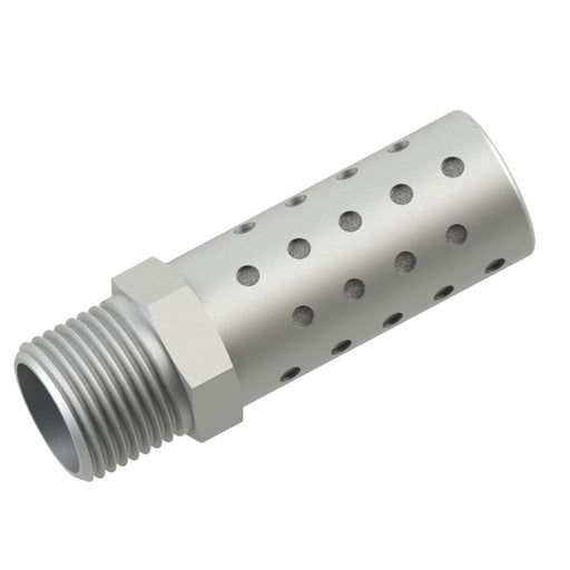 PNEUMATICS-PRO Silencer/ Muffler HFS-N02 : High Flow Metal Pneumatic Silencer / Muffler 1/4" NPT