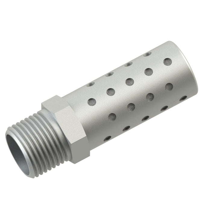 PNEUMATICS-PRO Silencer/ Muffler HFS-N04 : High Flow Metal Pneumatic Silencer / Muffler 1/2" NPT