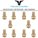 Pneumatics-pro Silencer/ Muffler SSL-02 : SSL Brass Pneumatic Muffler 1/4" NPT / BSPT (BAG OF 10)