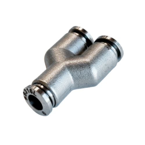 PNEUMATICS-PRO SS316L Fittings Stainless steel 316L 1/2" Union Y Push-in Fitting (SPY1/2)