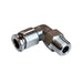 PNEUMATICS-PRO SS316L Fittings Stainless steel 316L 1/4" Tube x 1/4 NPT Male Elbow 90 Degree  Push-in Fitting (SPL1/4-N02)