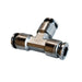 PNEUMATICS-PRO SS316L Fittings Stainless steel 316L 3/8" Union Tee Push-in Fitting (SPUT3/8)