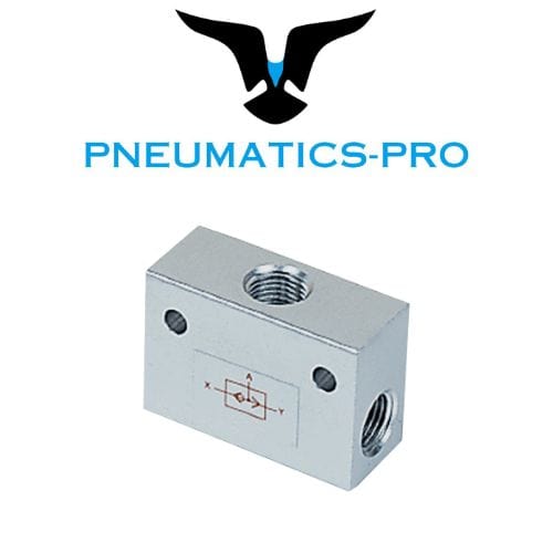 Pneumatics-pro ST Series Shuttle Valve ST-N01: 1/8" NPT PNEUMATIC SHUTTLE VALVE