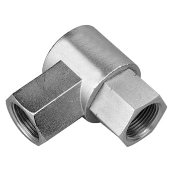 Pneumatics-pro Swivel Joint 1/2" FEMALE PIPE (NPTF) TO FEMALE PIPE (NPTF) 90° LIVE SWIVEL JOINT