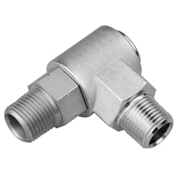 Pneumatics-pro Swivel Joint 1/2" MALE PIPE (NPTF) TO MALE PIPE (NPTF) 90° LIVE SWIVEL JOINT