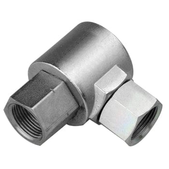Pneumatics-pro Swivel Joint 1/4" FEMALE PIPE (NPSM) SWIVEL TO FEMALE PIPE (NPTF) 90° LIVE SWIVEL JOINT