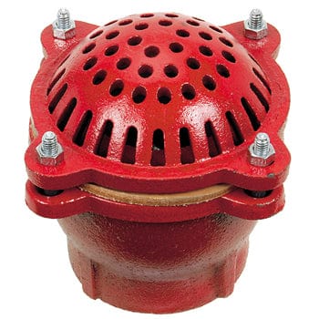 Pneumatics-pro Swivel Joint 4" CAST IRON FOOT VALVE & STRAINER