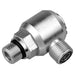 Pneumatics-pro Swivel Joint 7/16-20 MALE O-RING BOSS TO 9/16-18 MALE O-RING FACE SEAL 90° LIVE SWIVEL JOINT