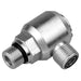 Pneumatics-pro Swivel Joint 9/16-18 MALE O-RING BOSS TO 11/16-16 MALE O-RING FACE SEAL 90° LIVE SWIVEL JOINT