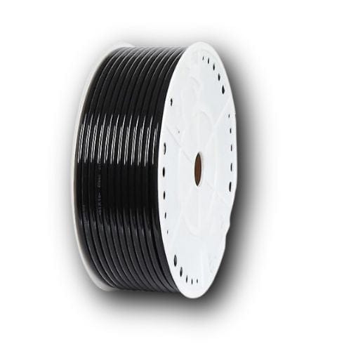 PNEUMATICS-PRO TUBING PA1/2-100M-BLACK-PP : Nylon Tubing 1/2 inch O.D. x 9.5mm I.D. black, 100 Meter Roll